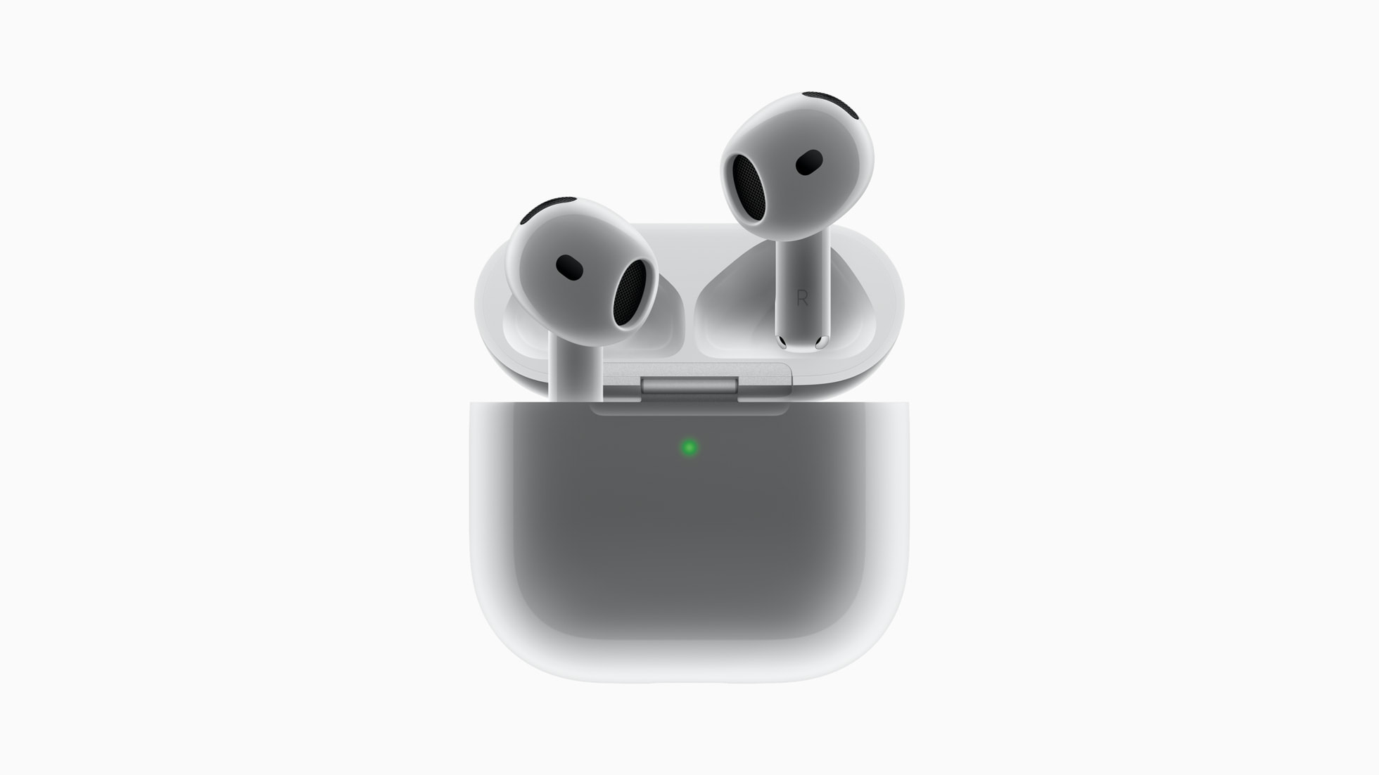 Representative Apple AirPods and charging case